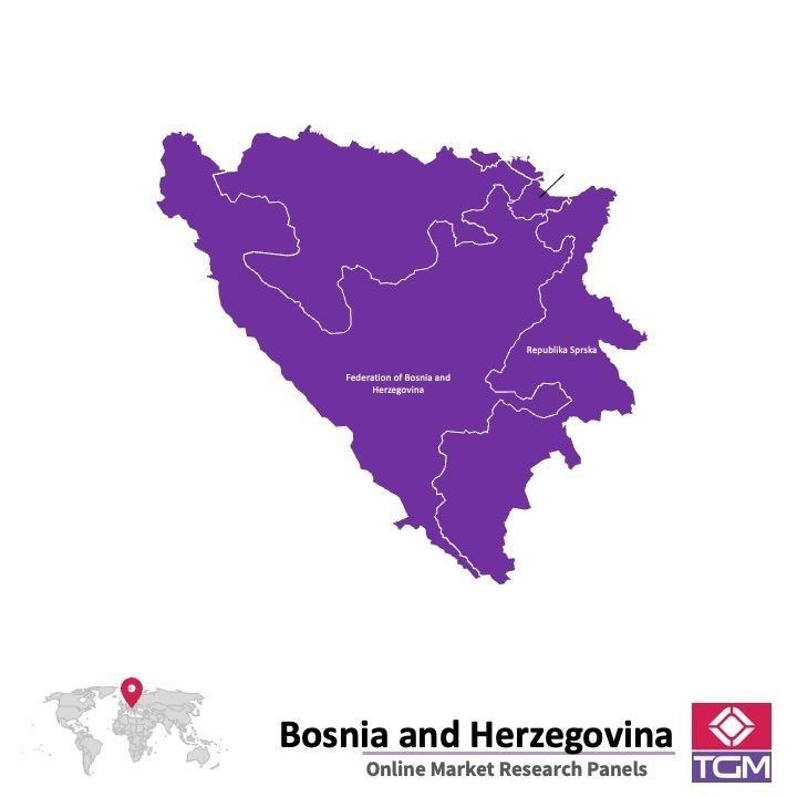 Panel badawczy online w Bośni i Hercegowinie | Badania rynku w Bośni i Hercegowinie