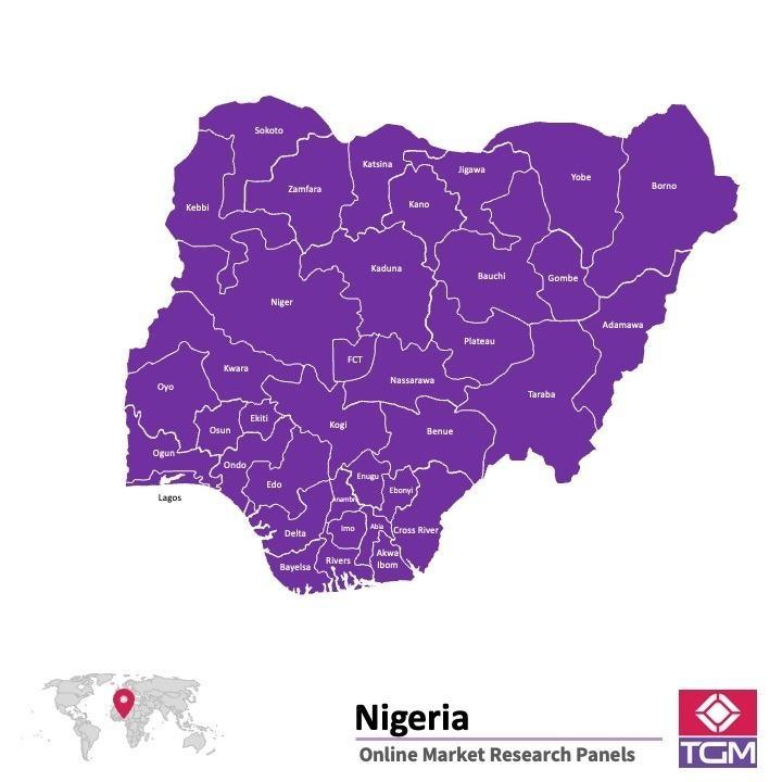 Panel badawczy online w Nigerii | Badania rynku w Nigerii