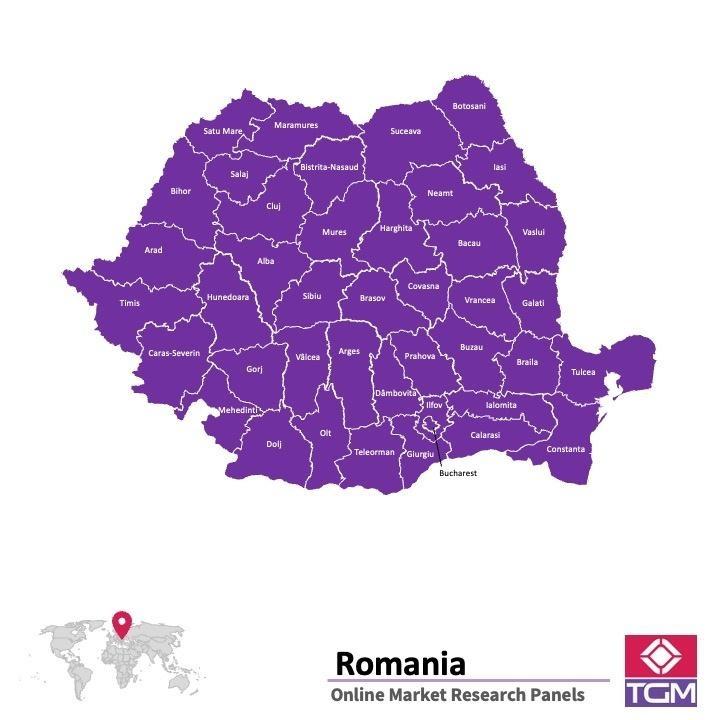 Panel badawczy online w Rumunii | Badania rynku w Rumunii