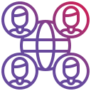 Global data collection icon