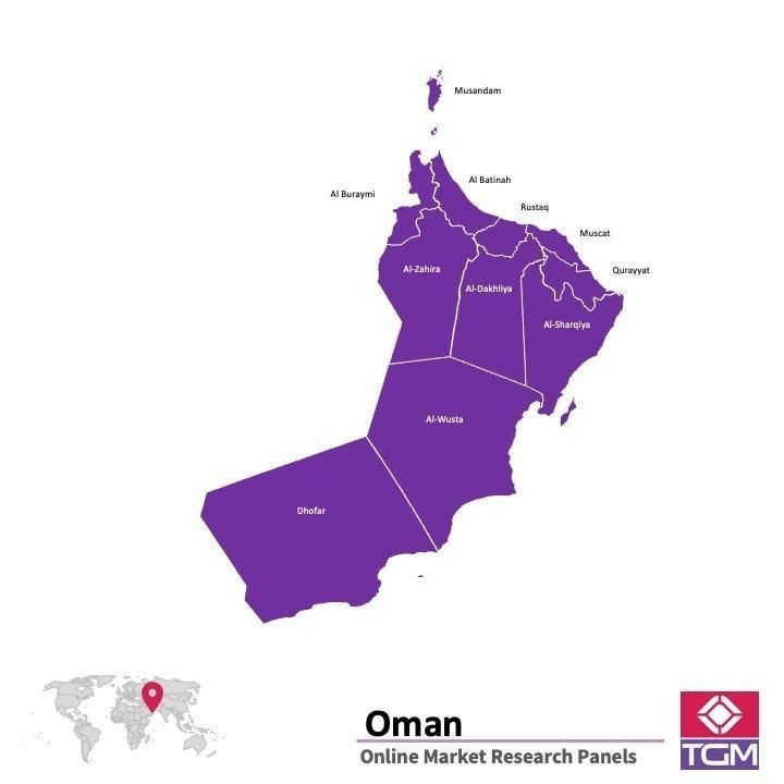 Panel badawczy online w Omanie |  Badania rynku w Omanie