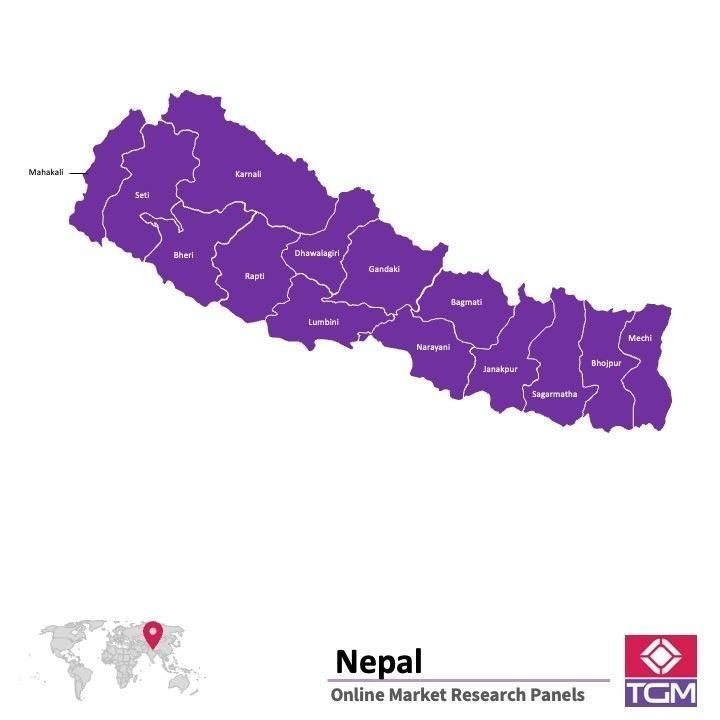 Panel badawczy online w Nepalu |  Badania rynku w Nepalu