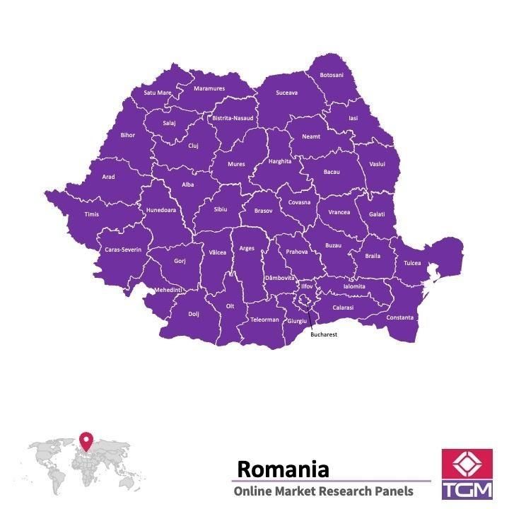 Panel badawczy online w Rumunii |  Badania rynku w Rumunii