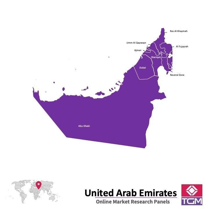 Panel badawczy online w Zjednoczonych Emiratach Arabskich (ZEA) |  Badania rynku w Zjednoczonych Emiratach Arabskich (ZEA)