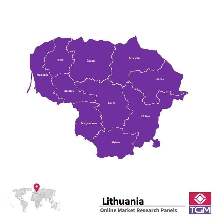 Panel badawczy online w Litwie |  Badania rynku w Litwie