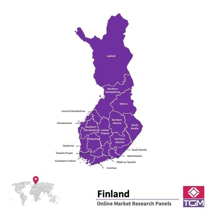 Panel badawczy online w Finlandii |  Badania rynku w Finlandii