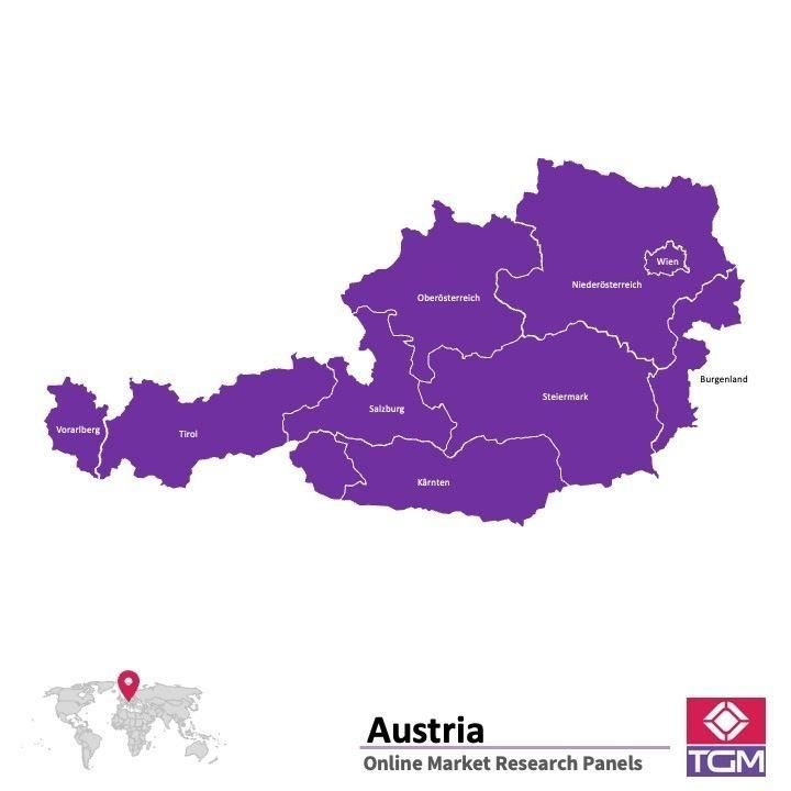 Panel badawczy online w Austrii |  Badania rynku w Austrii
